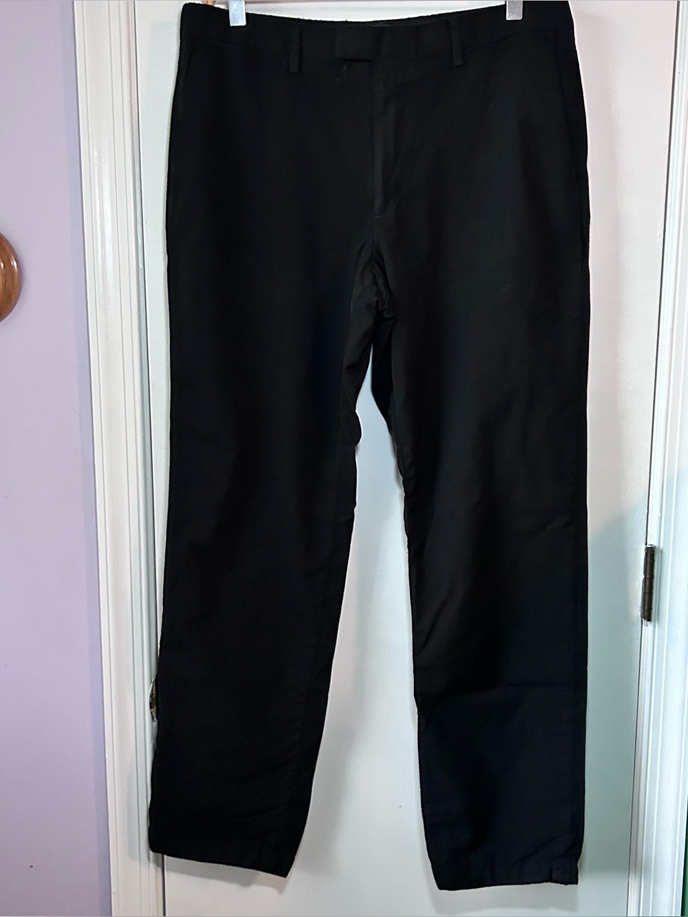 Banana Republic Standard Fit Black Wool Dress Pants Men’s 33X30 Marzetto